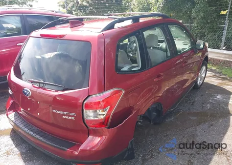 2016 Subaru Forester 2.5I from USA, damaged, VIN JF2SJABC0GH483795